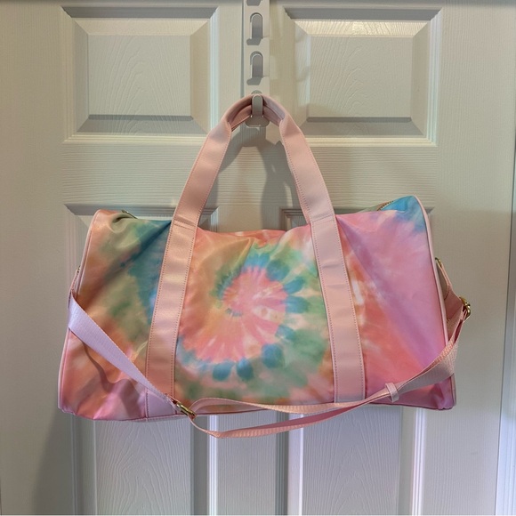 LIKE NEW STONEY CLOVER LANE X Target Tie Dye Duffle Bag - Picture 1 of 6